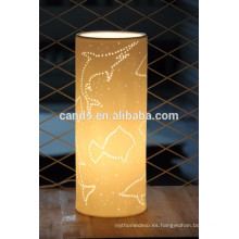 Sea Animals Carvings Surface European Style - Lámpara de mesa